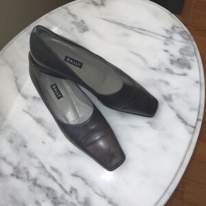 BALLY AIKA BLACK LEATHER SIZE 6M